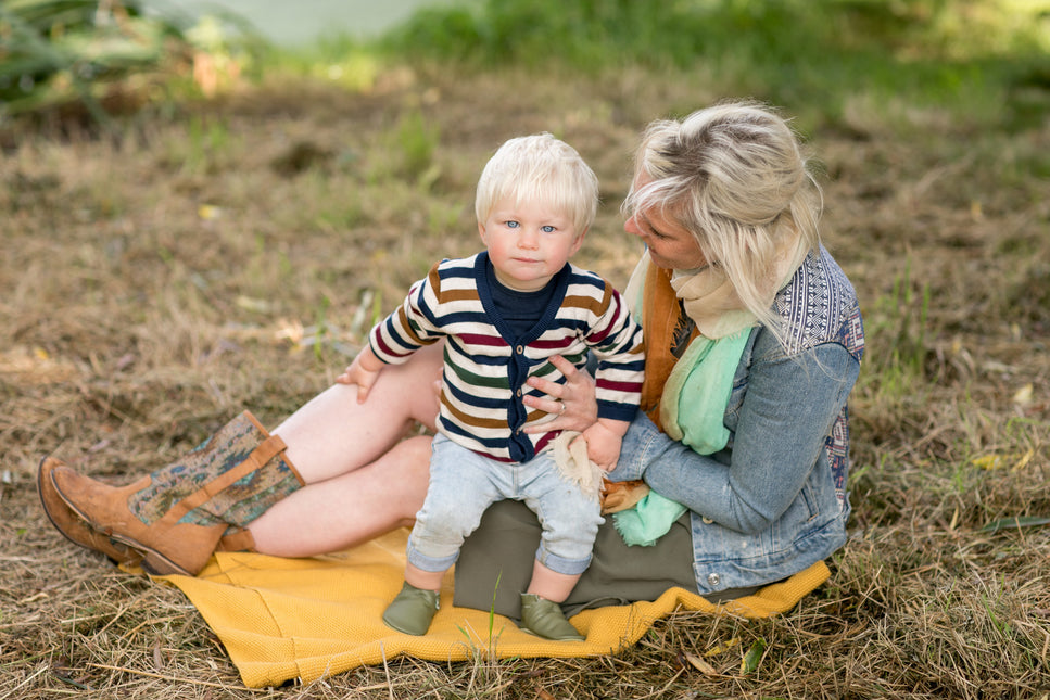 <tc>Baby Dutch</tc> Chaussures pour bébé Olive solide