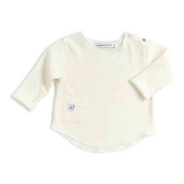 <tc>Bamboom</tc> Chemise bébé manches longues crème