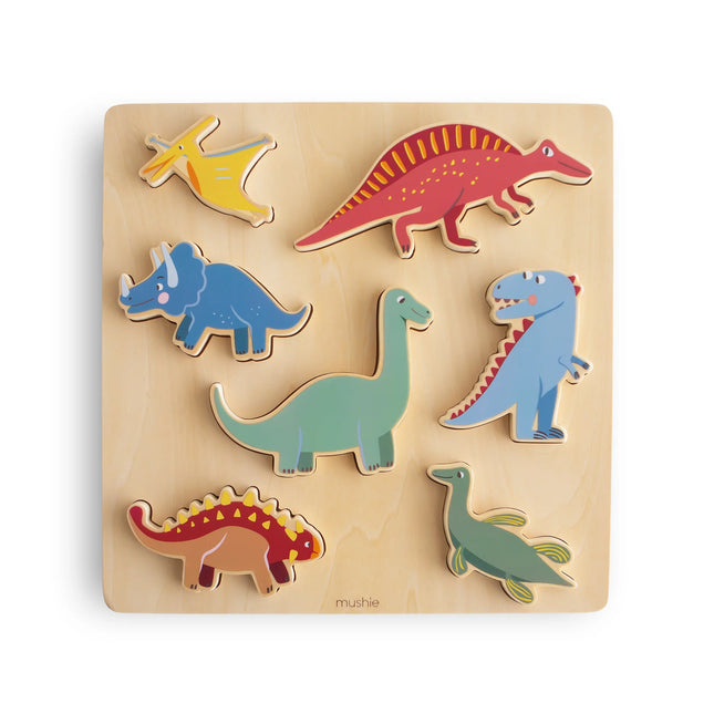 <tc>Mushie</tc> Puzzle Dino en bois