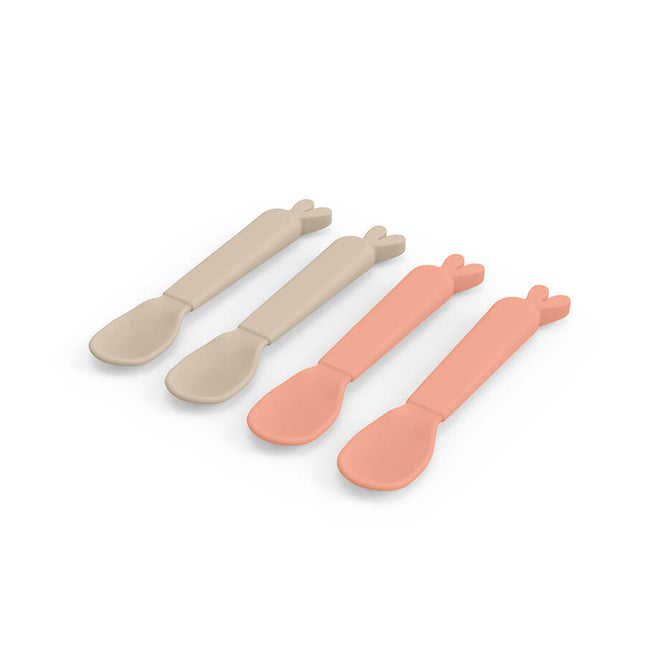 <tc>Done by Deer</tc> Set de couverts Cuillères Lalee Sand/Coral 4pcs