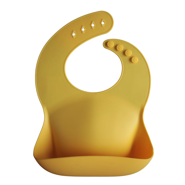 <tc>Mushie</tc> Bavoir Silicone Minéral Jaune