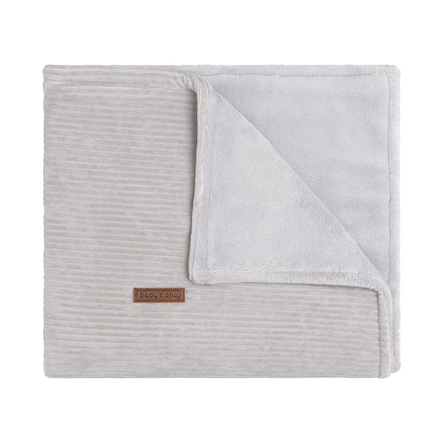 <tc>Baby's Only</tc> Couverture de berceau Teddy Sense Pebble grey