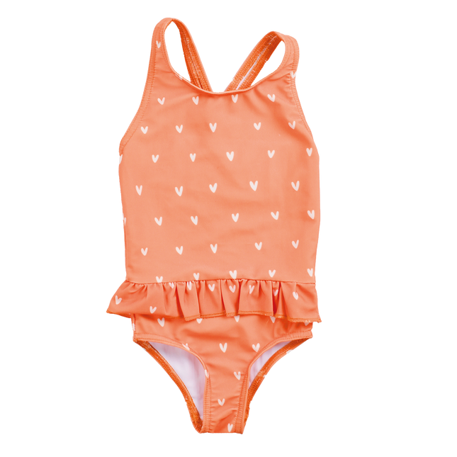 <tc>Swim Essentials</tc> Maillot de bain enfant Coeurs Orange