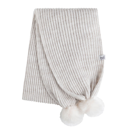 <tc>Baby's Only</tc> Écharpe pour bébé avec pompon Cool Ecru One <tc>Taille</tc>