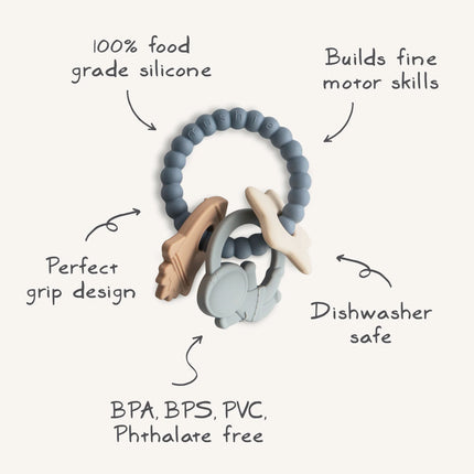 <tc>Mushie</tc> Anneau de dentition Espace