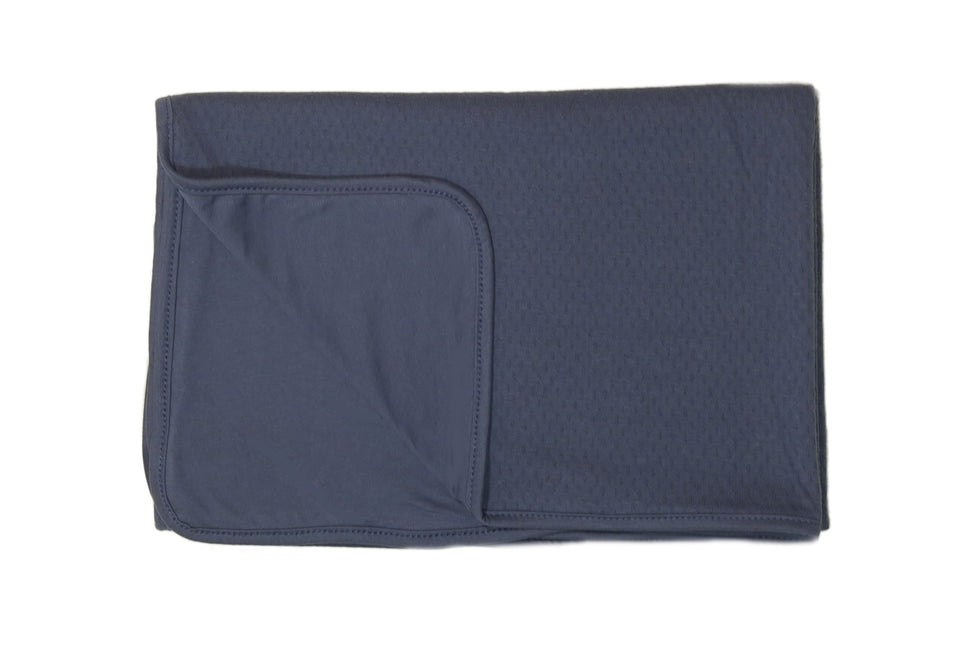 <tc>Snoozebaby</tc> La couverture du berceau T.O.G 1.0 Bleu nuit 100x75cm