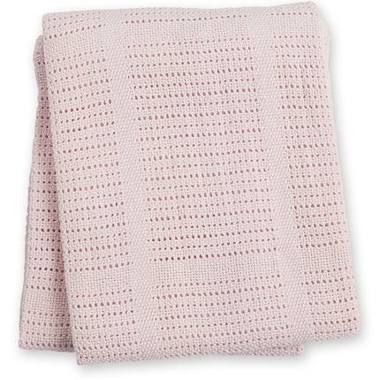 <tc>Lulujo</tc> Cradle blanket Cellular Pink