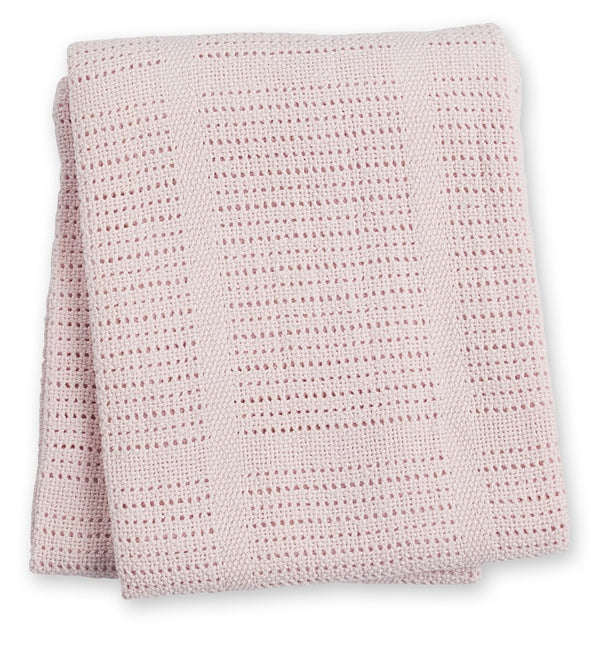 <tc>Lulujo</tc> Cradle blanket Cellular Pink