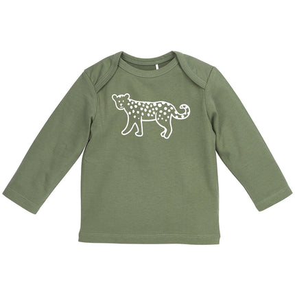 <tc>Meyco</tc> Pyjama bébé 2St Guépard Forestgreen 100% coton