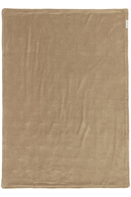 <tc>Meyco</tc> Couverture de berceau Nœuds de velours Taupe