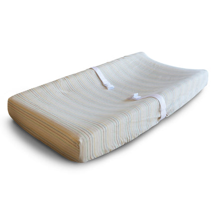 <tc>Mushie</tc> Housse de matelas à langer Retro Stripes