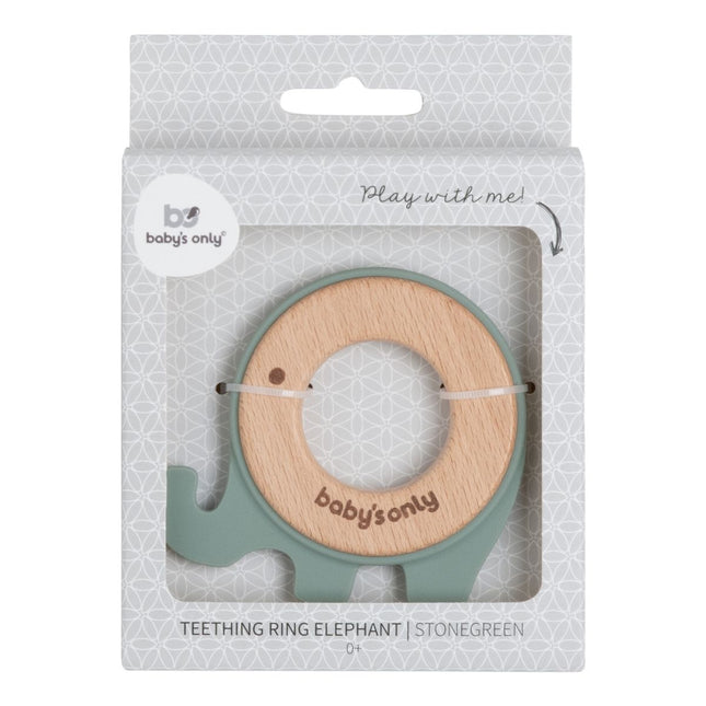 <tc>Baby's Only</tc> Anneau de dentition Elephant Stonegreen