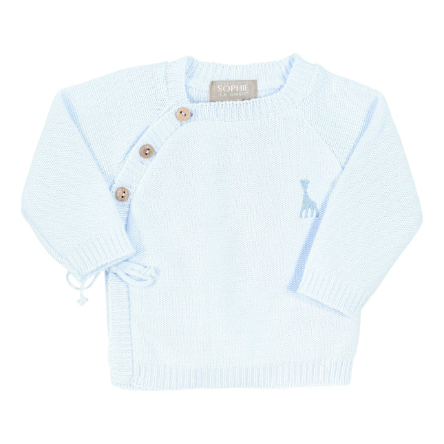 <tc>Sophie de Giraf</tc> Cardigan pour bébé Couverture Cardigan Bleu