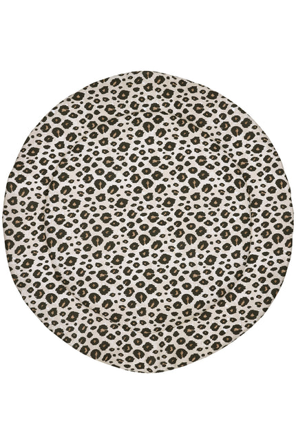 <tc>Meyco</tc> Boxspread Round Leopard Sand Melange