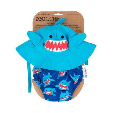 <tc>Zoocchini</tc> Ensemble de couches de natation Shark