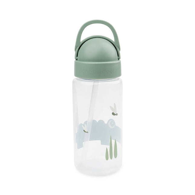 <tc>Done by Deer</tc> Tasse avec paille Croco Vert