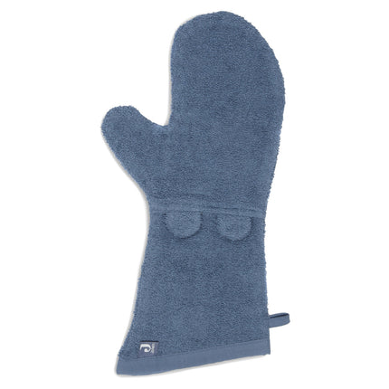 <tc>Jollein</tc> Gant de toilette éponge long jean bleu