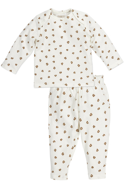 <tc>Meyco</tc> Pyjama bébé Mini Panthère Blanc cassé