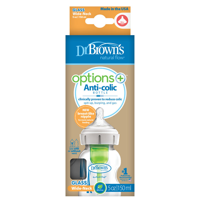 <tc>Dr. Brown's</tc> Options + Verre de bouteille à col large 270ml