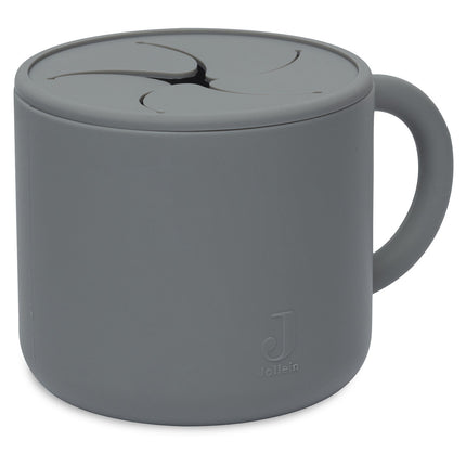 <tc>Jollein</tc> Bol à goûter Silicone Storm Grey