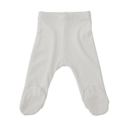 <tc>Bamboom</tc> Pantalon bébé avec pieds 1M Gris Ivoire