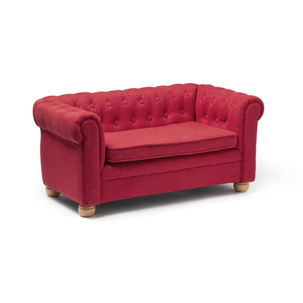 <tc>Kid's Concept</tc> Chaise Sofa Chesterfield Petit Rouge