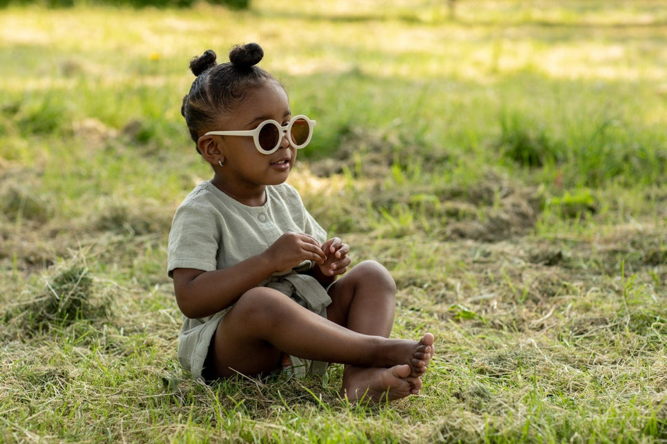 <tc>Baby Dutch</tc> Lunettes de soleil bébé blanc cassé