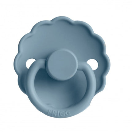 <tc>Frigg</tc> <tc>tétine</tc> Taille 2 Daisy Glacier Blue Silicone