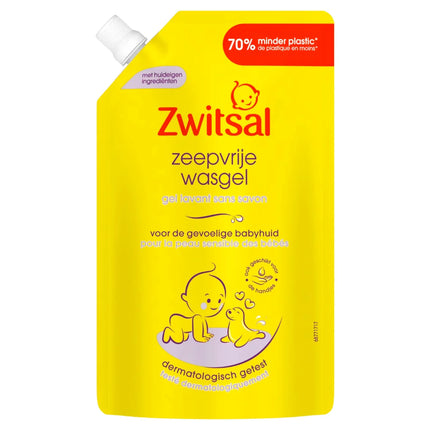 <tc>Zwitsal</tc> Bain moussant sans savon Pack de recharge 500 ml