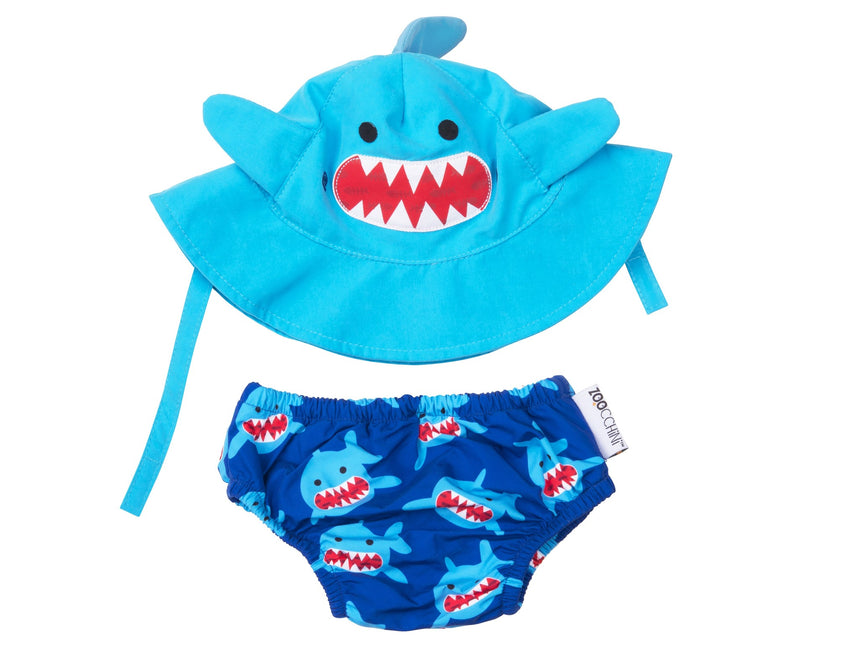 <tc>Zoocchini</tc> Ensemble de couches de natation Shark