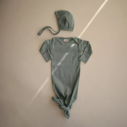 <tc>Mushie</tc> Bonnet de bébé Bonnet vert romain