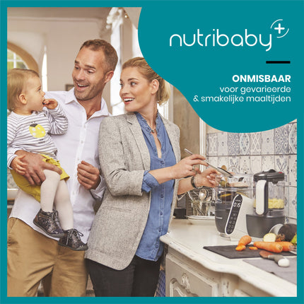 <tc>Babymoov</tc> Processeur alimentaire Nutribaby (+) Gris industriel