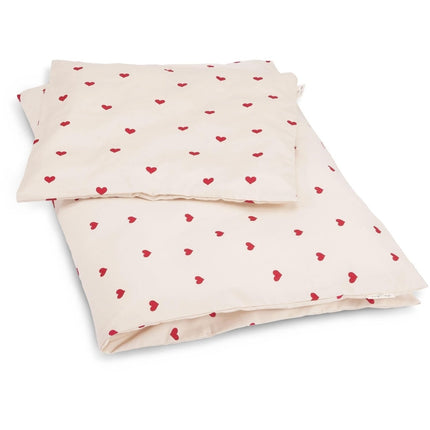 <tc>Konges Slojd</tc> Enveloppe de couette Cradle Baby Amour Rouge