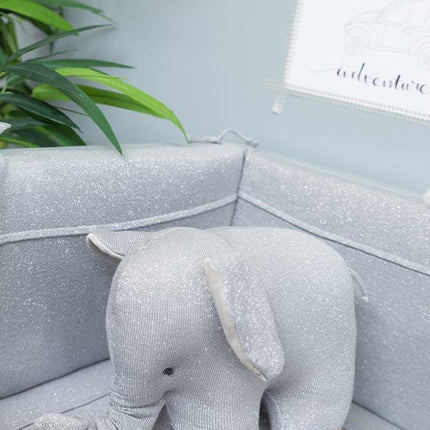 <tc>Baby's Only</tc> Éléphant câlin Gris argenté étincelant