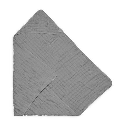 <tc>Jollein</tc> Serviette de bain Baby Wrinkled Cotton Storm Grey 75x75cm