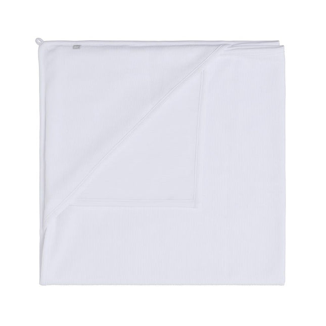 <tc>Baby's Only</tc> Couverture d'écharpe Bébé Blanc pur 75x75cm