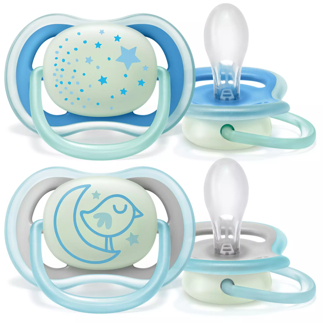 <tc>Philips Avent</tc> <tc>tétine</tc> Ultra Air 6-18m 2pcs Blue Glow