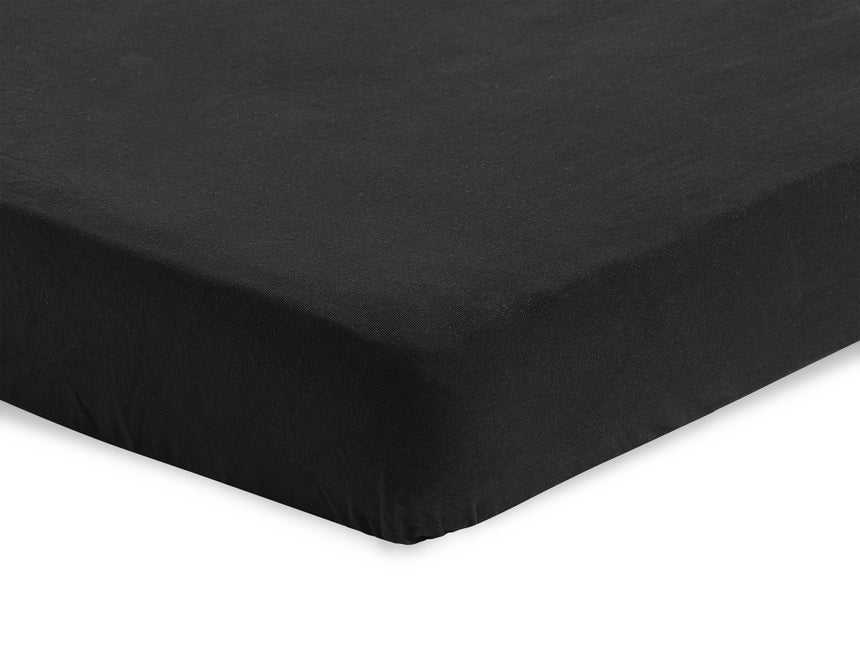 <tc>Jollein</tc> Drap-housse Jersey Noir 40x90cm