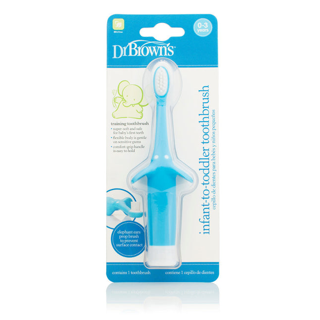 <tc>Dr. Brown's</tc> Brosse à dents bleue