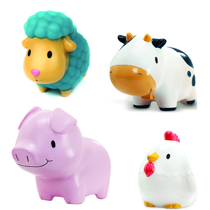 <tc>Munchkin</tc> Jouets de bain Animaux de la ferme qui tournent dans l'eau 4St