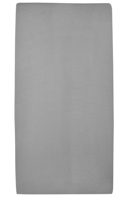 <tc>Meyco</tc> Drap-housse Jersey Box Matelas 75X95cm Gris