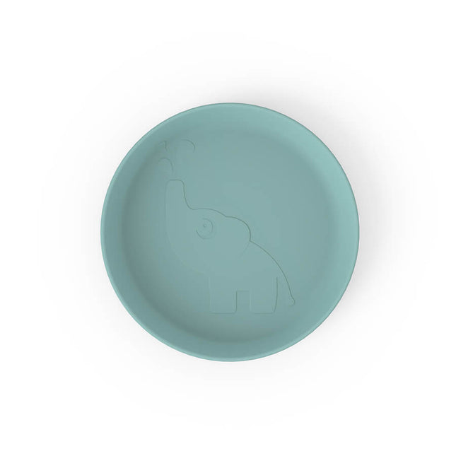 <tc>Done by Deer</tc> Assiette bébé Elphee Blue