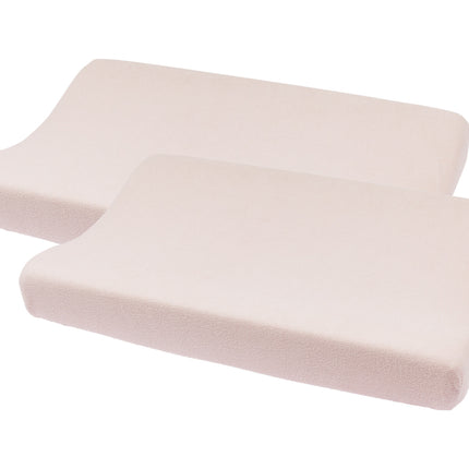 <tc>Meyco</tc> Housse de matelas à langer 2St Basic Terry Soft Pink