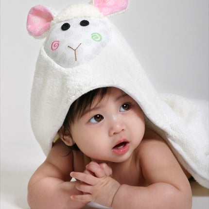 <tc>Zoocchini</tc> Peignoir Bébé Lola L'Agneau Coton