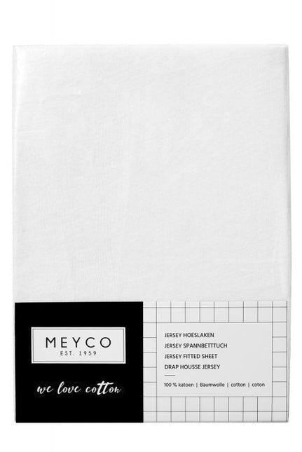 <tc>Meyco</tc> Drap-housse Jersey blanc 60x120cm