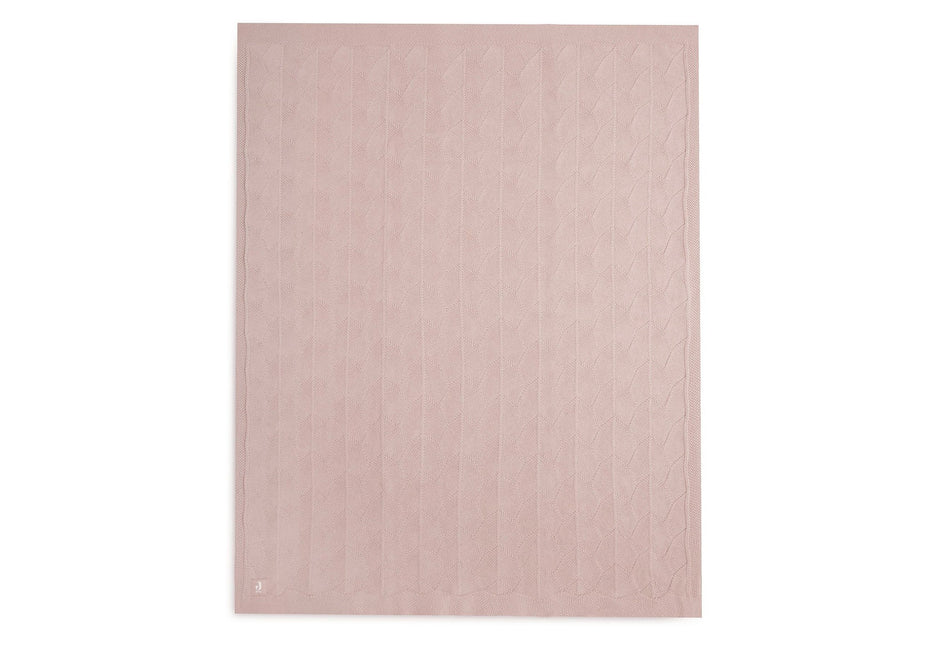 <tc>Jollein</tc> Couverture de berceau Shell Knit Wild Rose 75x100cm