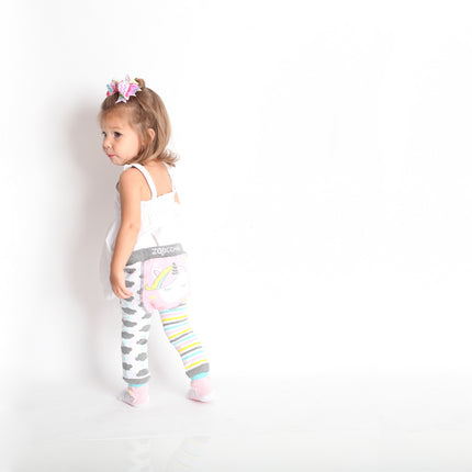 <tc>Zoocchini</tc> Legging bébé Allie The Alicorn avec chaussettes 12/18mths