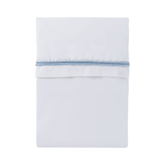 <tc>Baby's Only</tc> Drap berceau Passepoil tricoté Bleu/Blanc