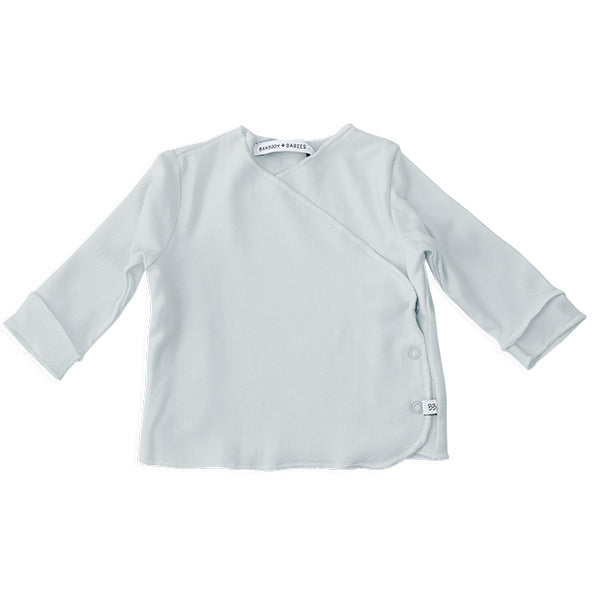 <tc>Bamboom</tc> Chemise bébé enveloppante à manches longues 1M Bleu clair