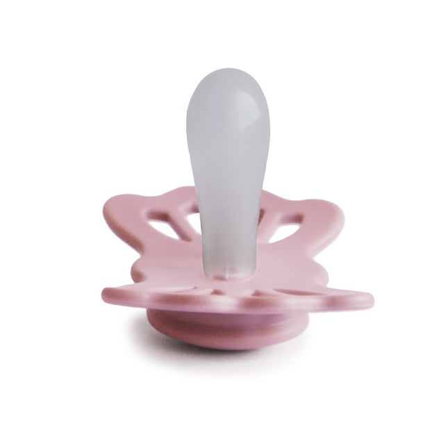 <tc>Frigg</tc> <tc>tétine</tc> Taille 1 Lucky Symmetrical Baby Pink Silicone